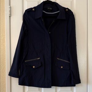 Eden Society Stitch Fix size XL Navy Utility Jacket with Zippered Pockets